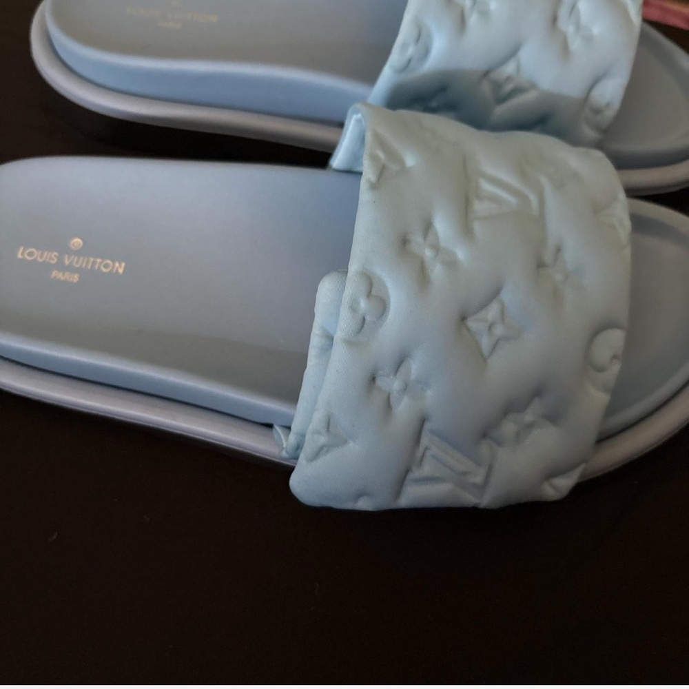 Louis Vuitton Light Blue Sandals